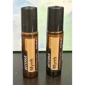 doTERRA Myrrh Touch Essential Oil 10mL Roll On Set of 2 New Sealed